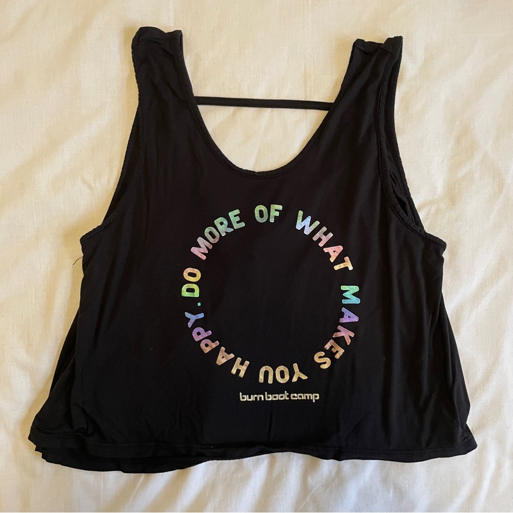 Burn Bootcamp Flowy Crop Women’s Size Large